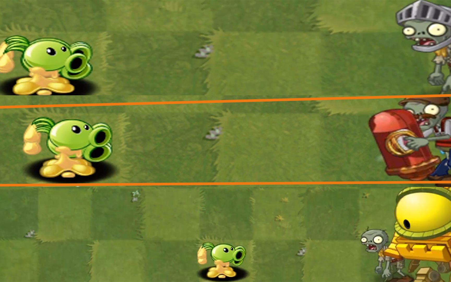 pvz:十个黄油射手有多牛逼?众多僵尸害怕!僵王:就这?