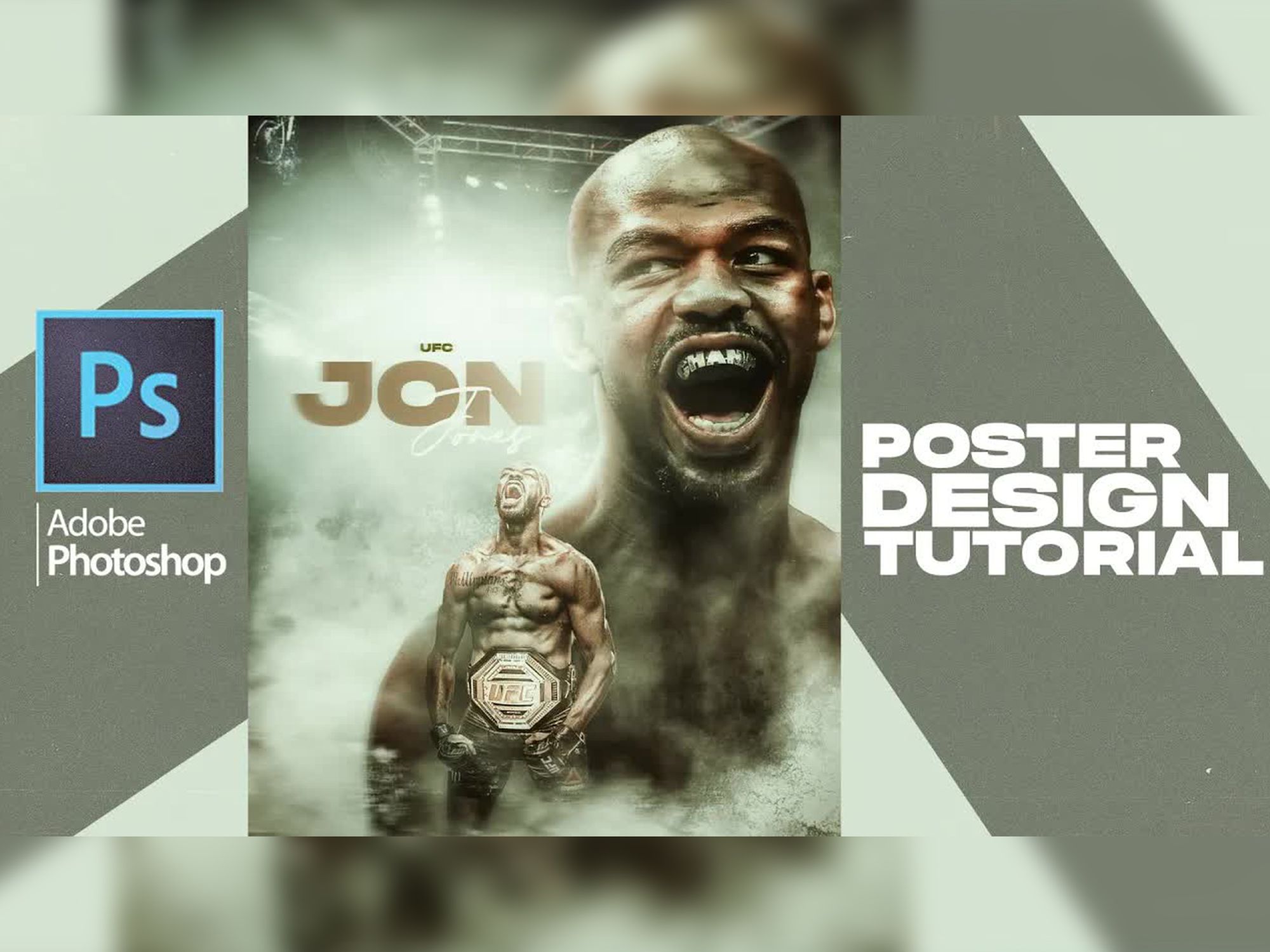 photoshop专业体育海报设计合成01