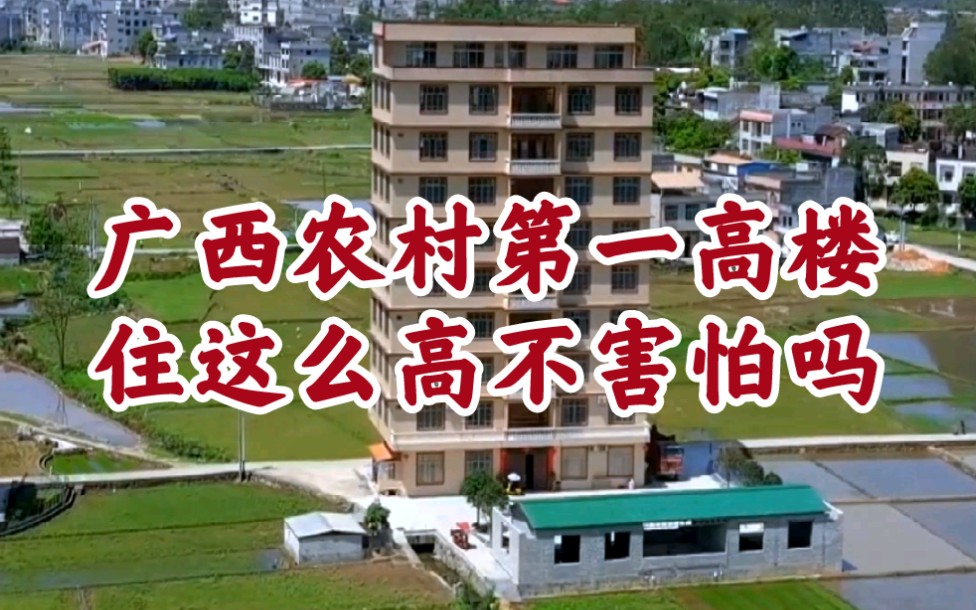 广西河池农村十层自建房,与周边的房屋成了鲜明的对比,网友:这才是大户人家哔哩哔哩bilibili