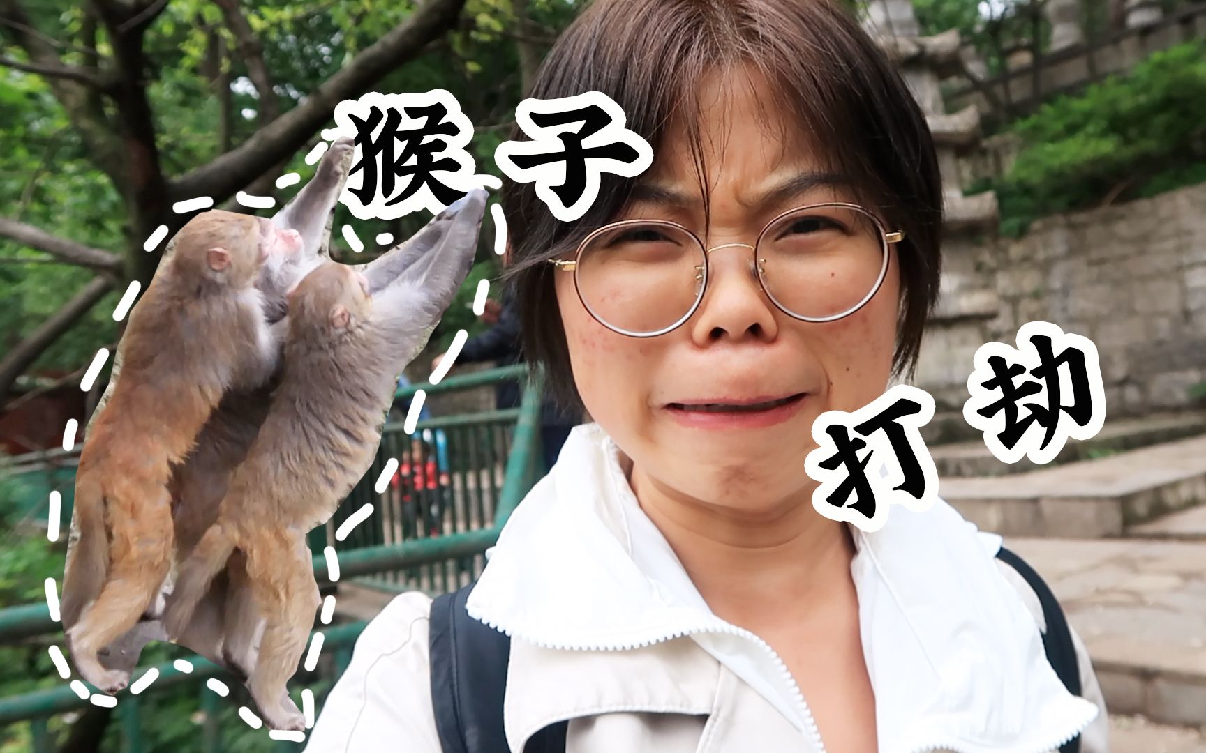 「贵州vlog5」妈救命,你家姑娘被猴子抢劫啦_哔哩哔哩 (゜-゜)つロ
