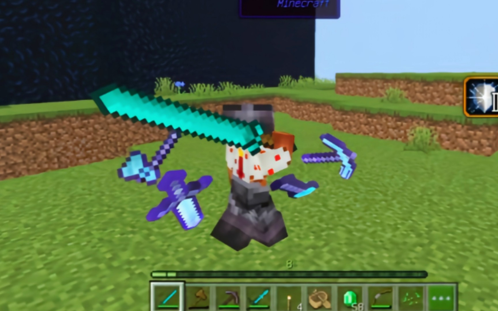 烦人的村民麦兜生存(3)《以null的装备真好看》