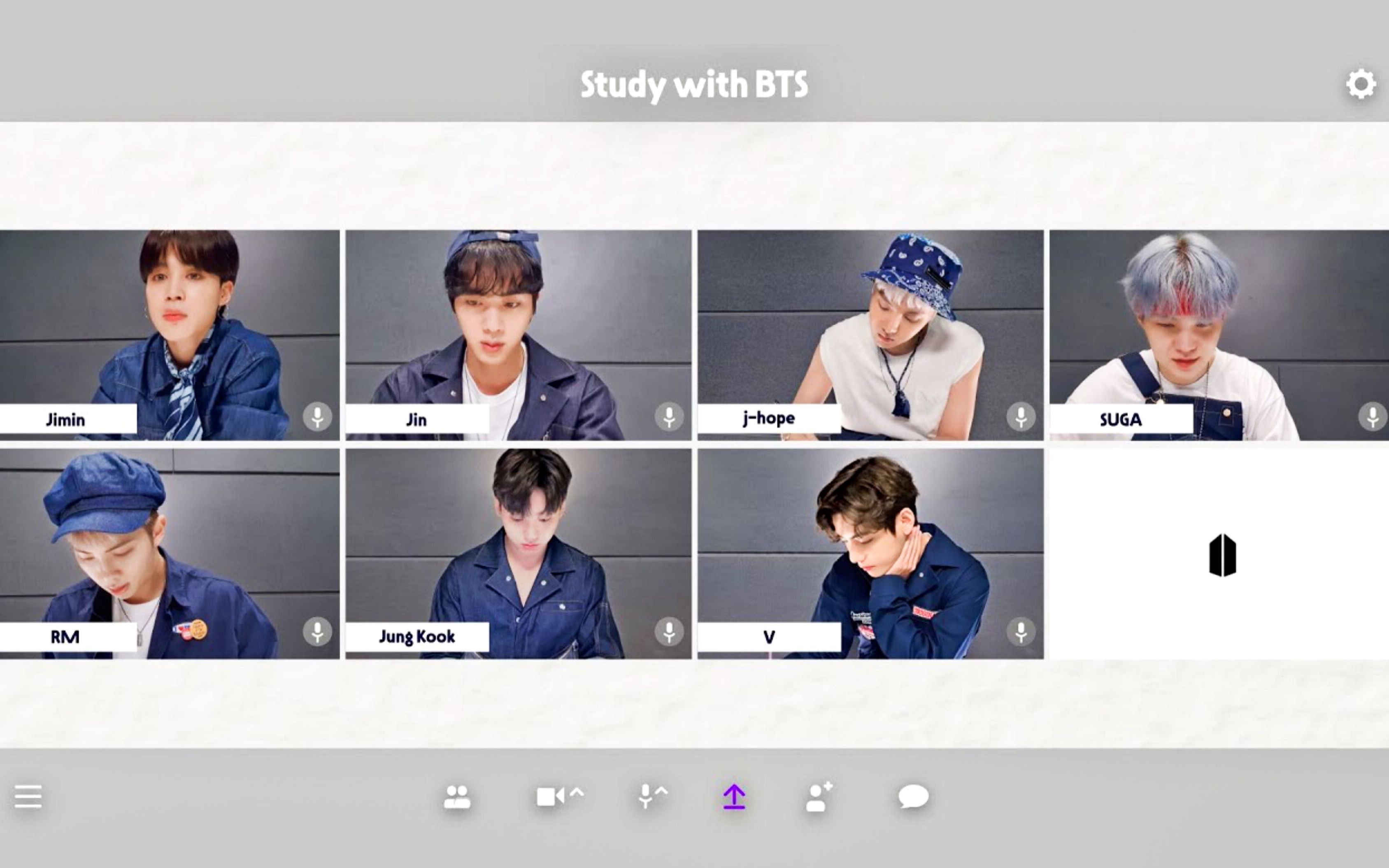 [图]Study With BTS｜和七位帅哥一起学习｜1h自习室｜沉浸式刷题｜白噪音｜Pied Piper