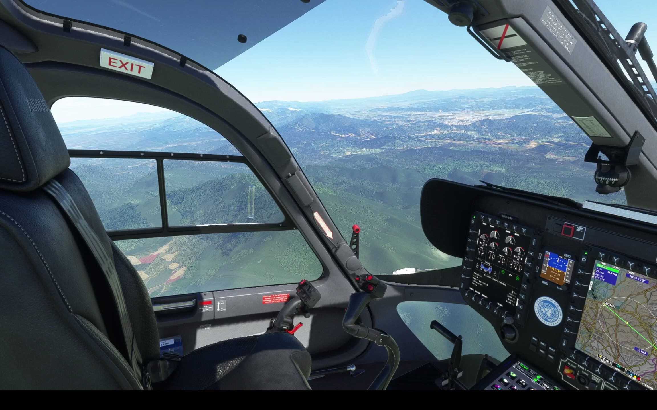 微软模拟飞行 h145又更新了 这次有了fm电台