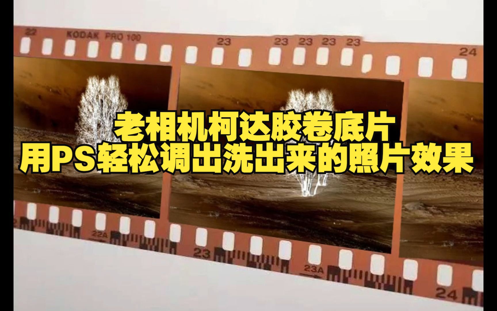 老相机柯达胶卷底片用ps轻松调出洗出来的照片效果
