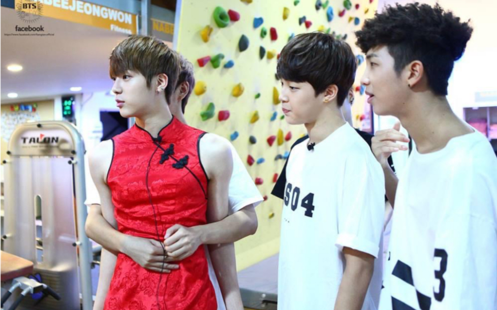 金硕珍jin珍珍女装之第一次穿旗袍