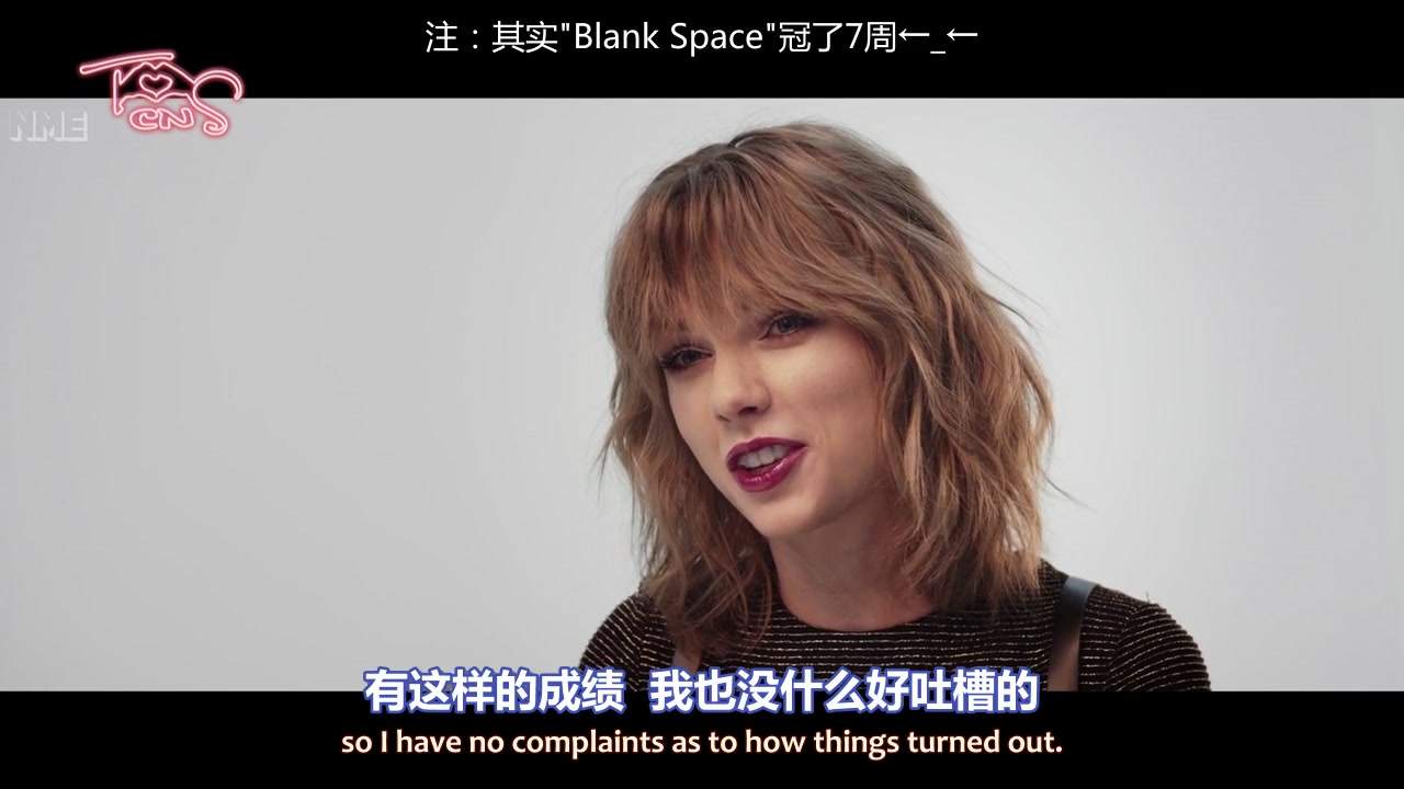 【TSCN】【中英字幕】Taylor Swift NME杂志幕后:如何写出热单Blank Space哔哩哔哩bilibili