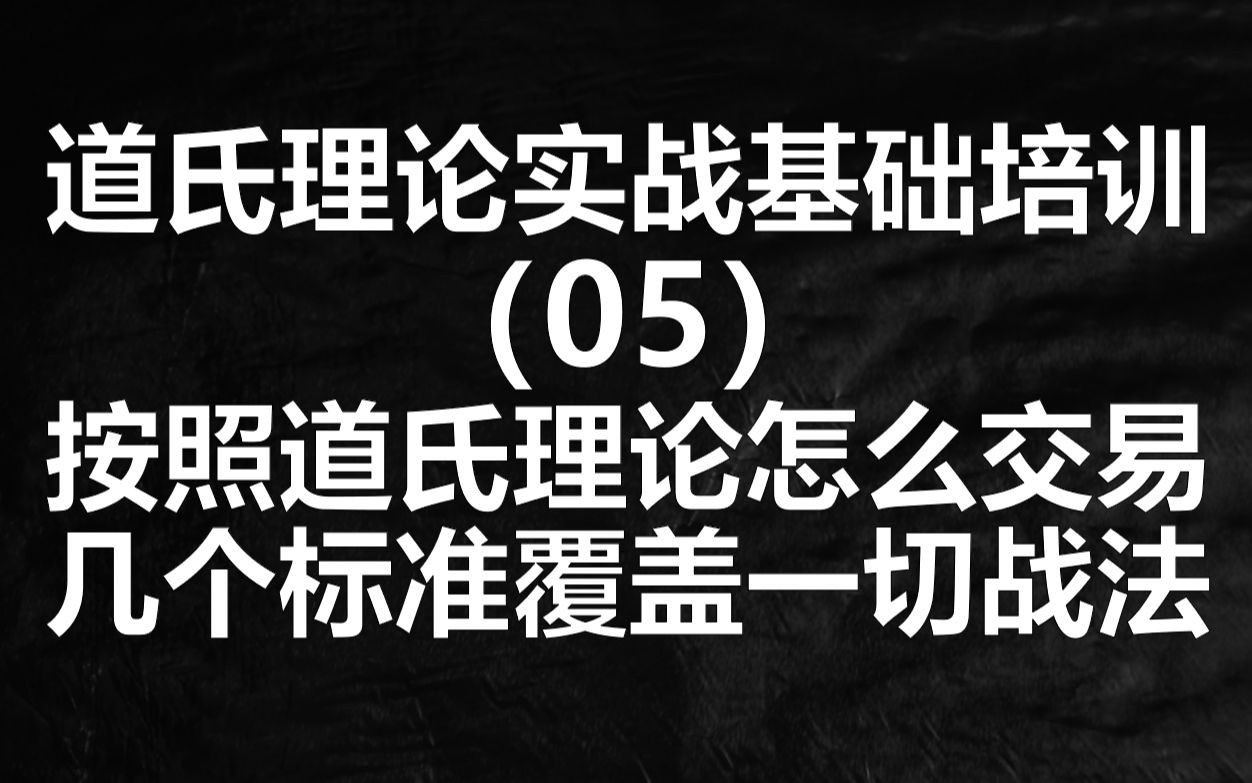 [图]道氏理论的选股标准，不愧是技术分析总纲，几句话看懂选股的核心逻辑