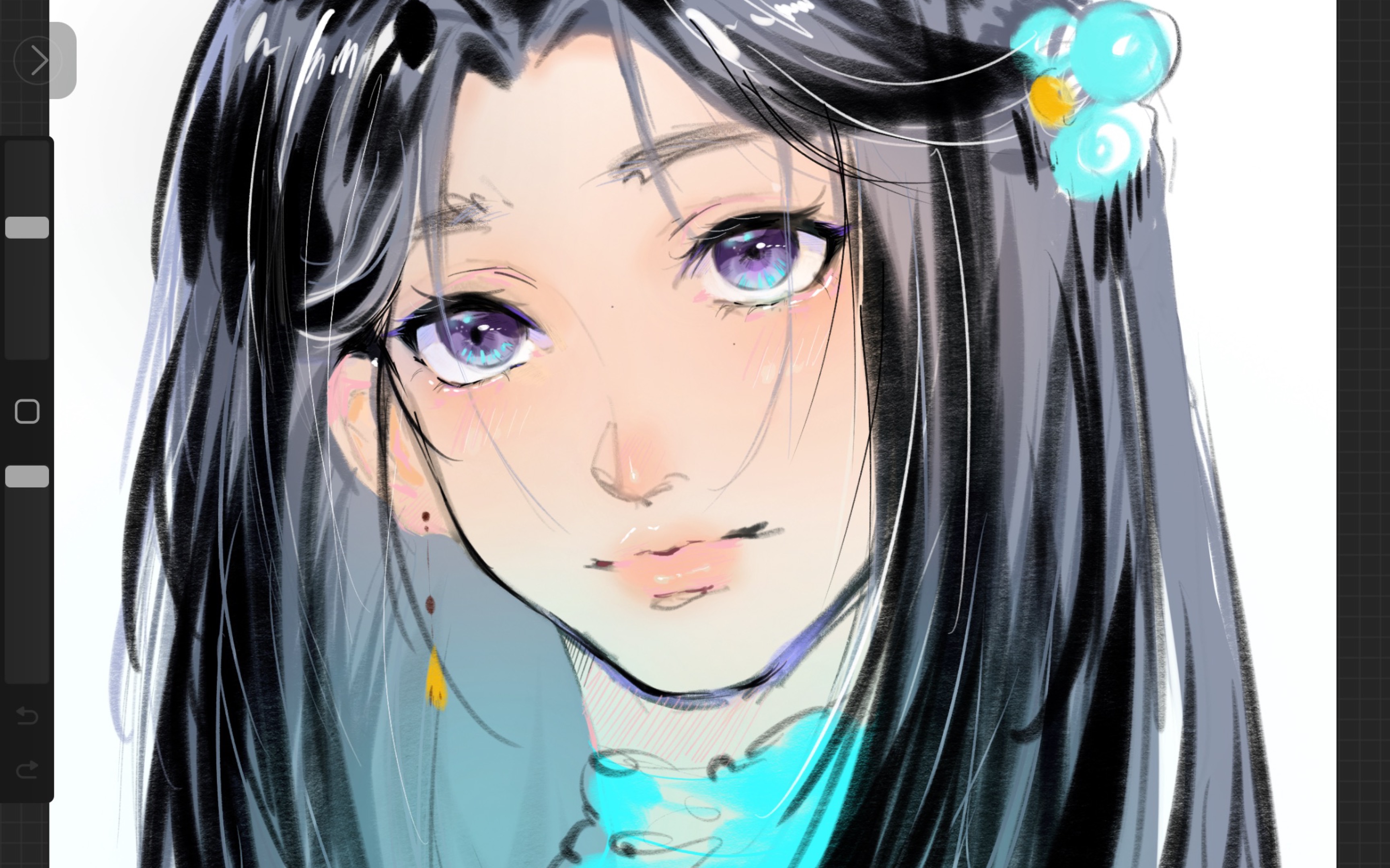 高中生的第一次板绘