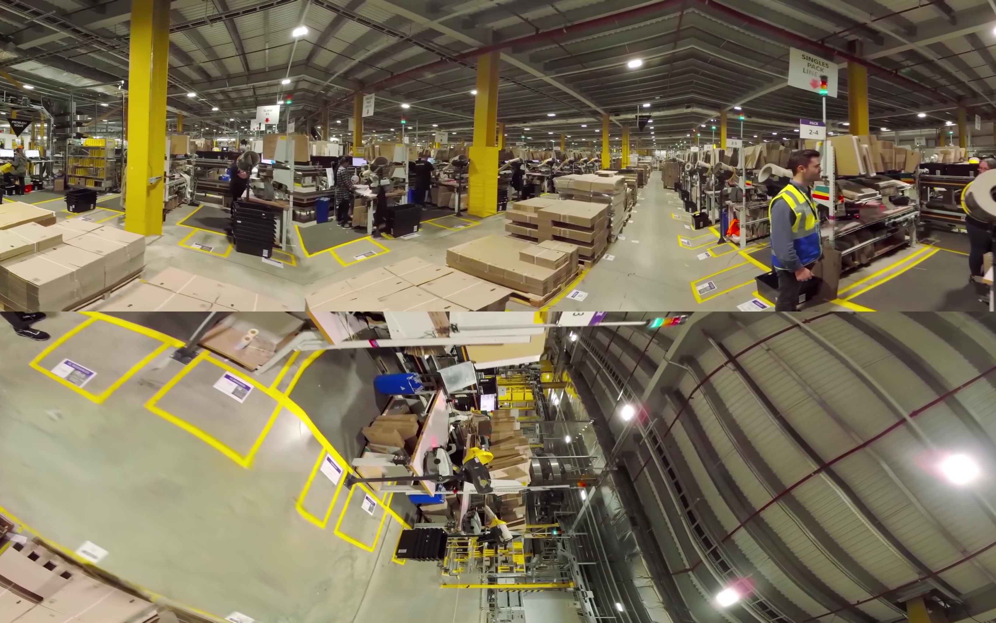 See inside an Amazon warehouse  360 VR哔哩哔哩bilibili