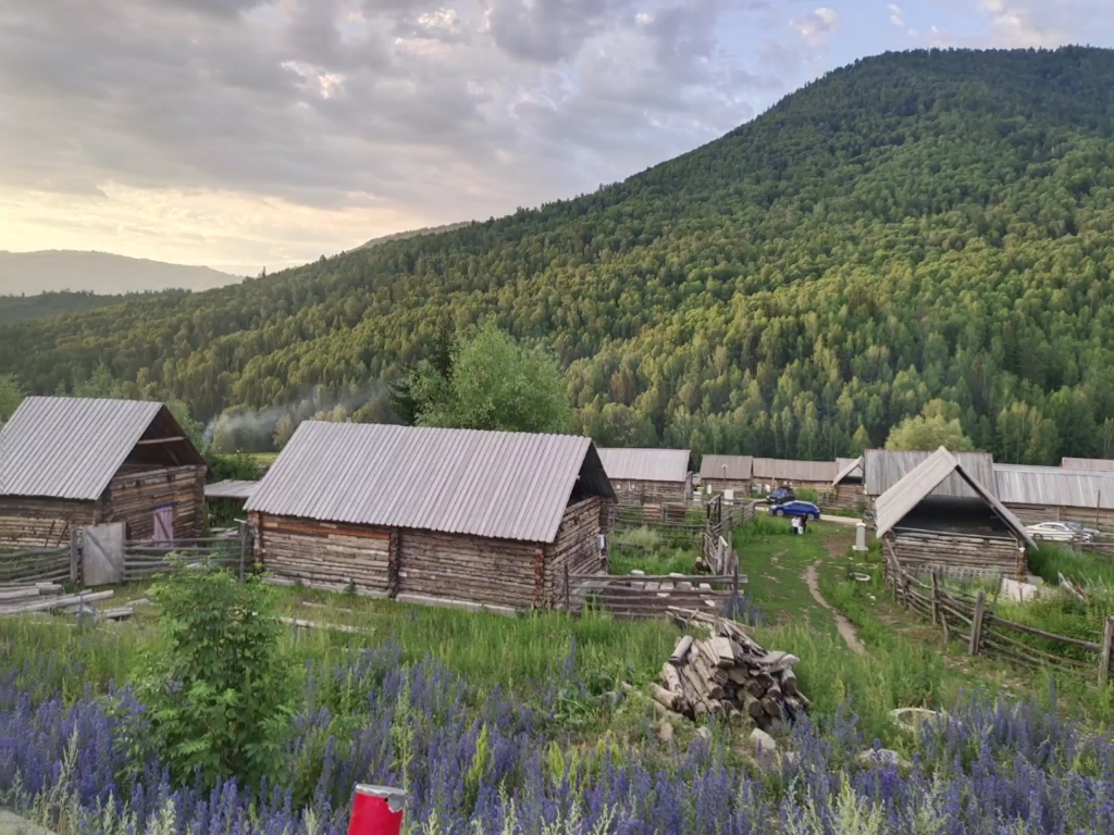 小木屋朝霞 禾木老村 禾木河 哈登观景台