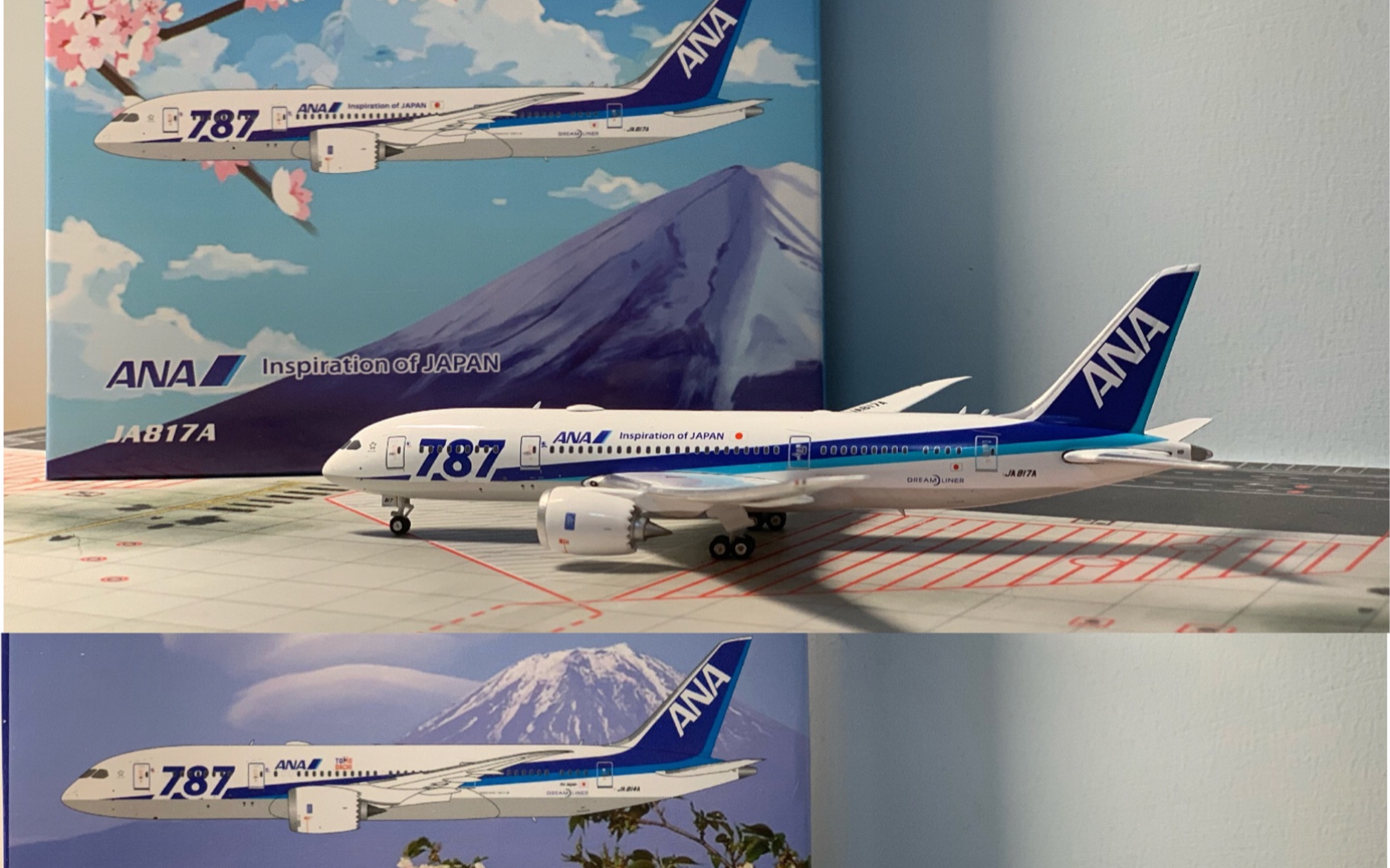 全日空復古塗裝b767-300(retro/ja602a) モヒカンジェット 2009【komu