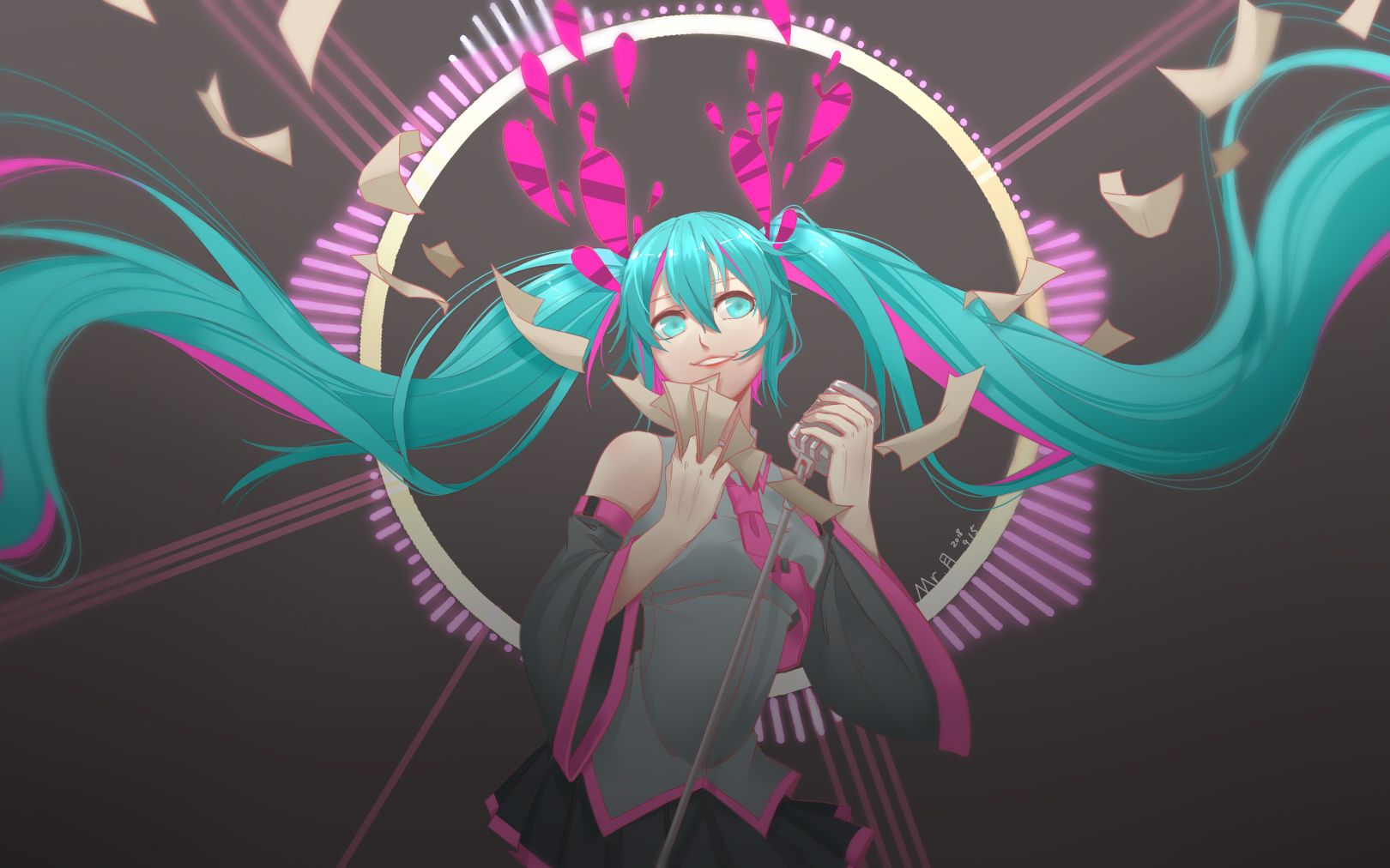 初音11周年#生日快乐公主殿下_哔哩哔哩 (゜-゜)つロ 干杯~-bilibili