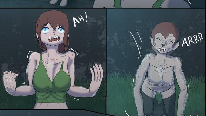 女孩见到月亮就会变成狼人