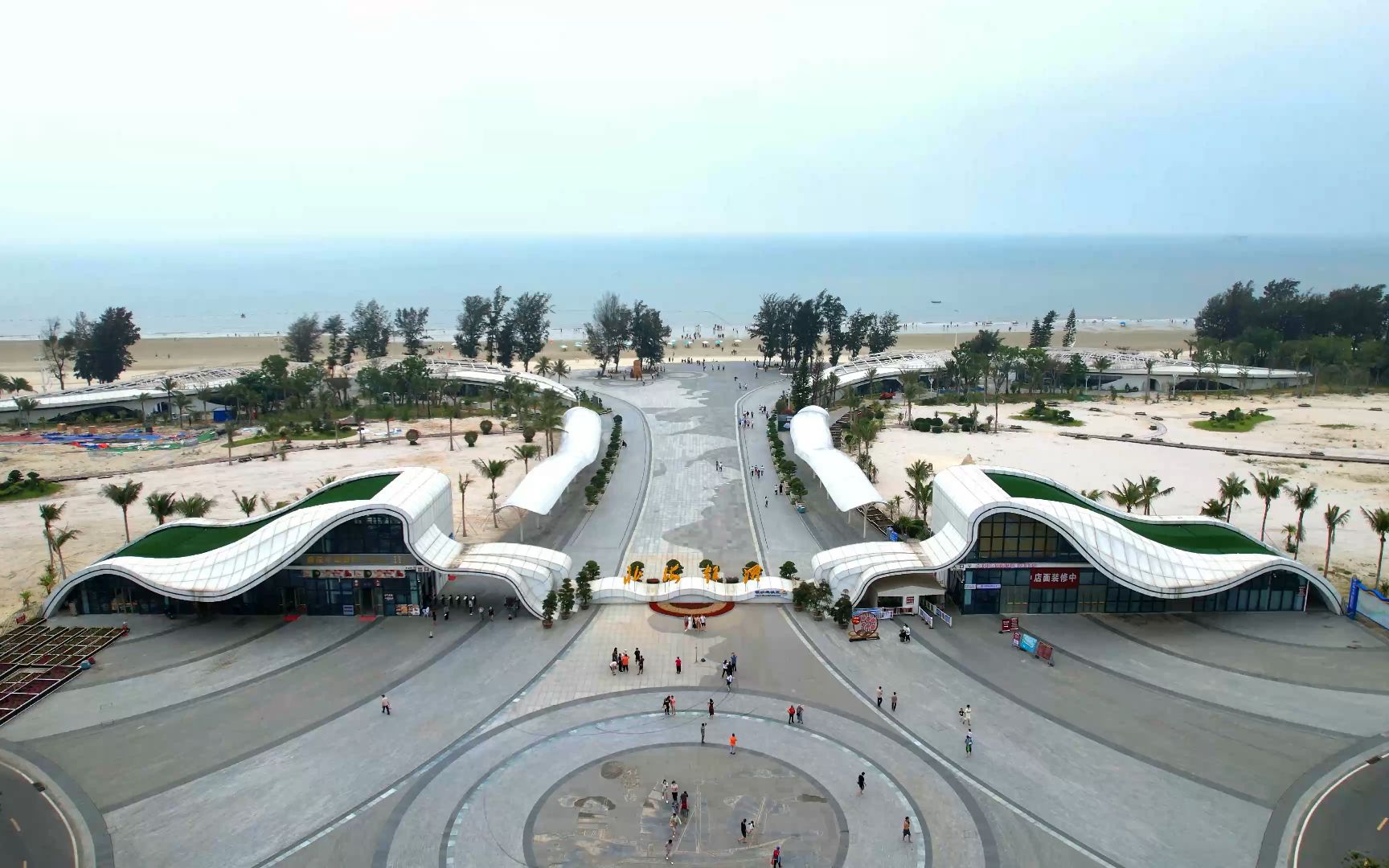 228国道自驾精选航拍之112广西北海银滩