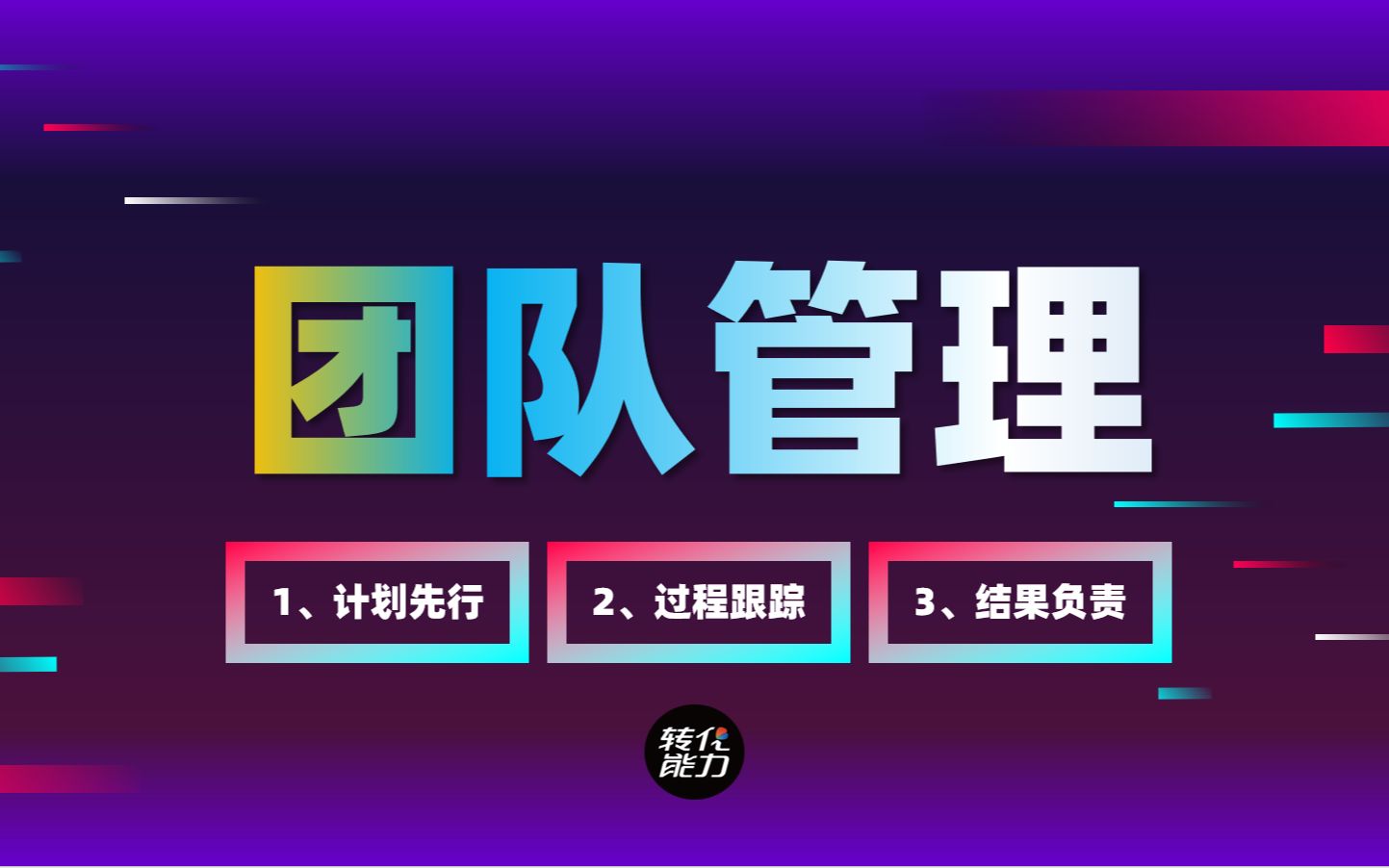 如何提高企业的团队管理能力,核心就是3个步骤哔哩哔哩bilibili