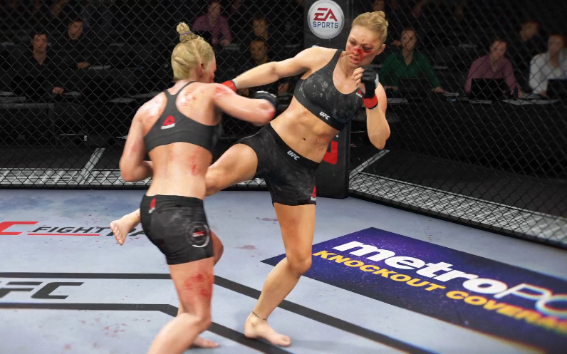 ufc霍莉霍尔姆对阵十字固女王隆达罗西猜猜谁会赢ufc3