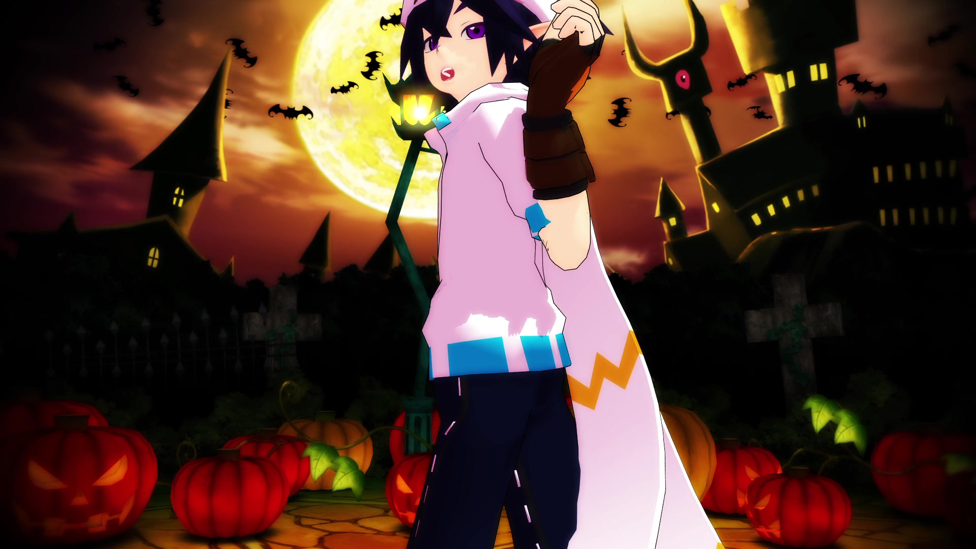 凹凸世界mmd雷獅happyhalloween