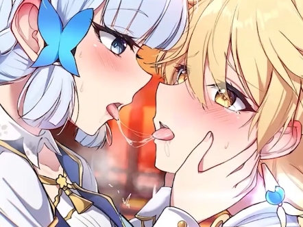 原神同人二创,神里绫华:旅行者都拉丝了