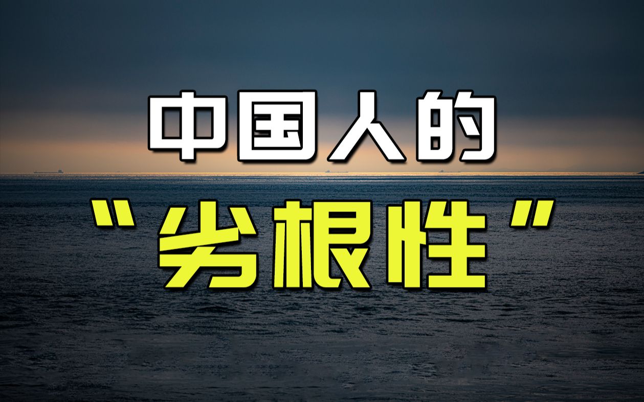 自私、冷漠、窝里斗:中国人真的有所谓的“劣根性”吗?哔哩哔哩bilibili