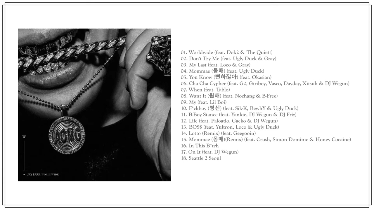 [图]Jay Park 朴宰范 | Worldwide [Full Album]