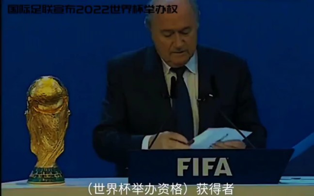 国际足联宣布2022世界杯举办权“艾特出陪你看世界杯的人 ”2022卡塔尔世界杯哔哩哔哩bilibili