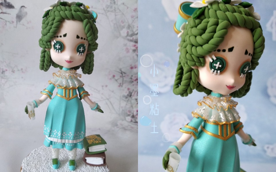第五人格往昔q版超轻粘土手办制作过程