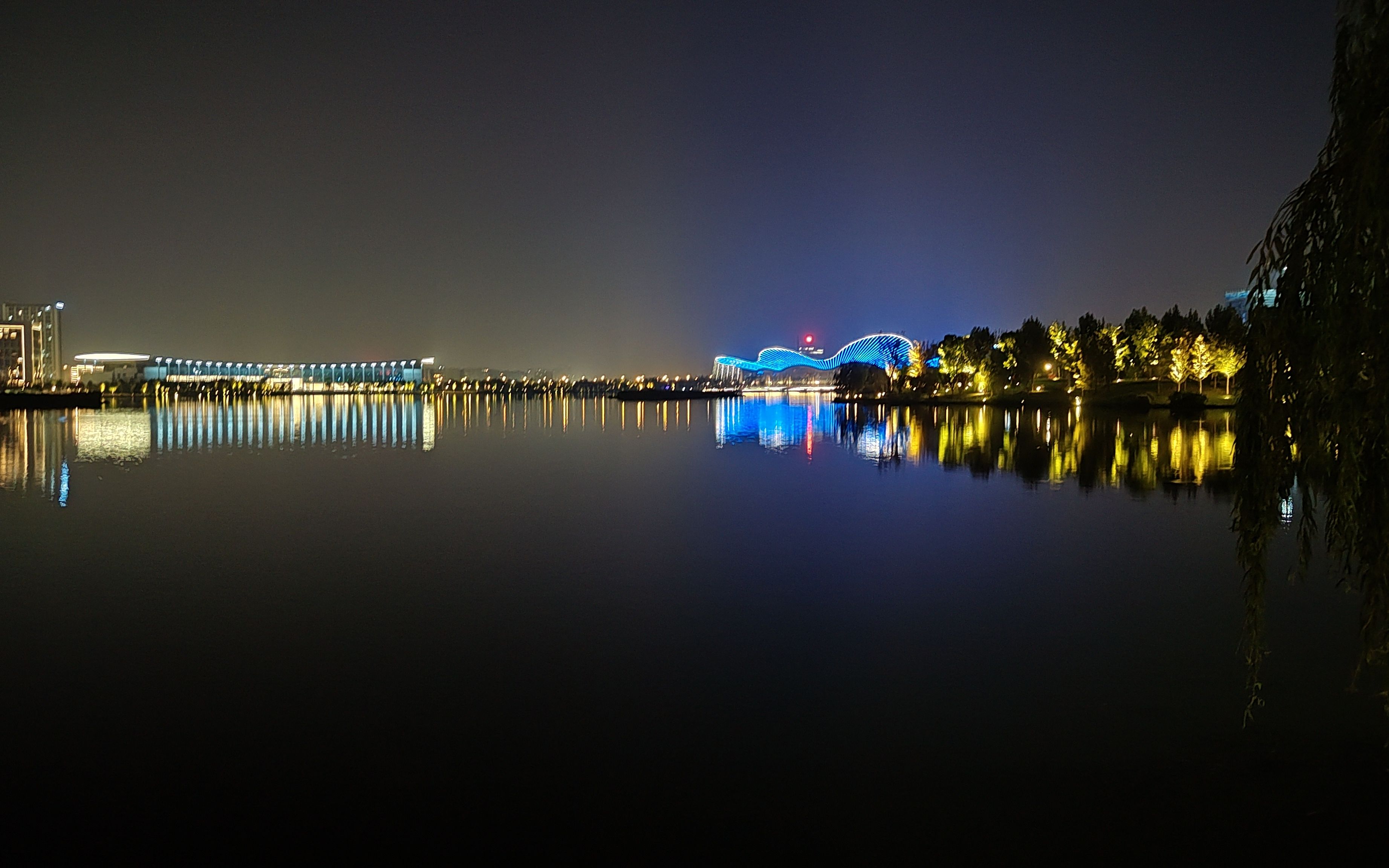 无声 南通大剧院鸟瞰航拍