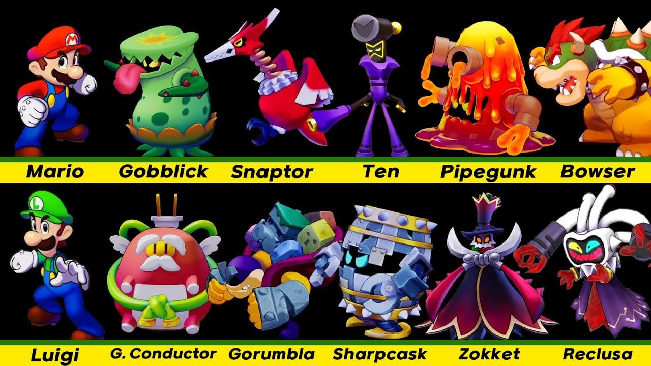 【马里奥和路易吉-兄弟齐航】所有boss通关时刻