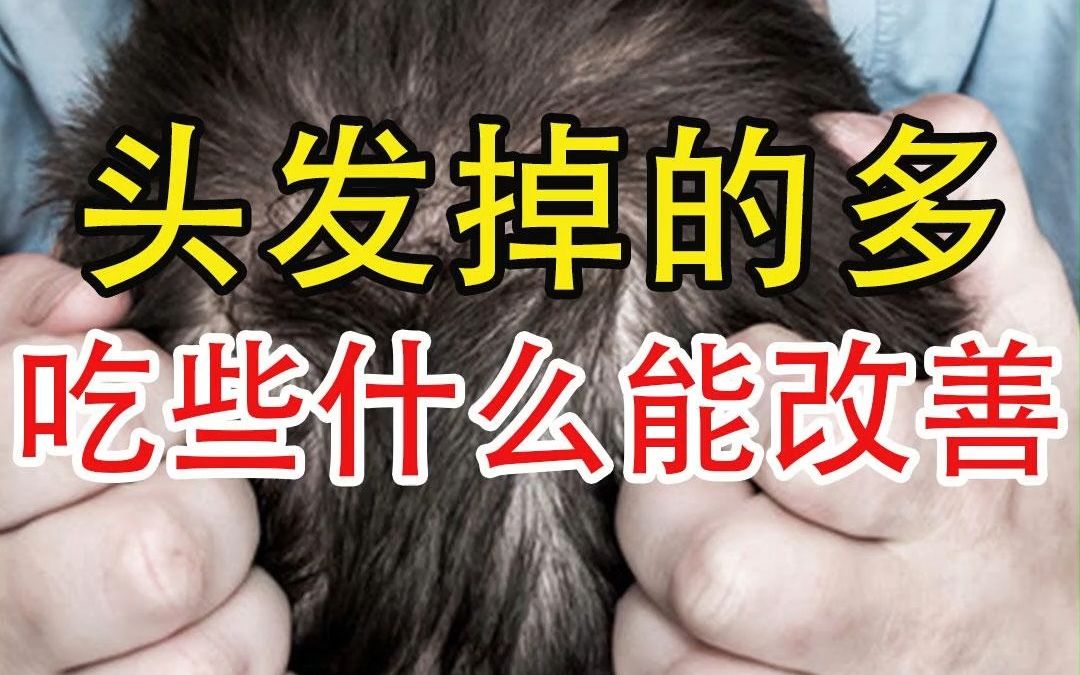 【老袁讲堂】头发掉很多,吃这些就可以改善!哔哩哔哩bilibili