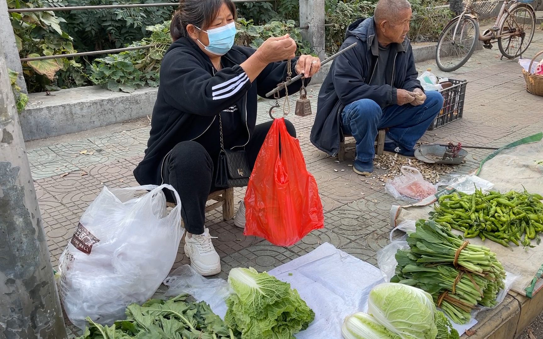 菜园各种蔬菜都整理一些,婆媳俩拿到集市摆摊卖,看今天生意如何哔哩哔哩bilibili