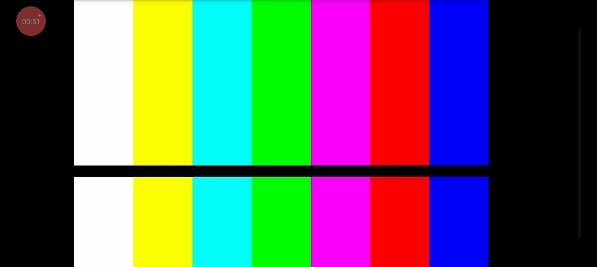 四川宜宾电视台新闻综合频道测试卡