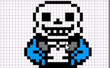 [图]第一次在dotpict里画的Sans