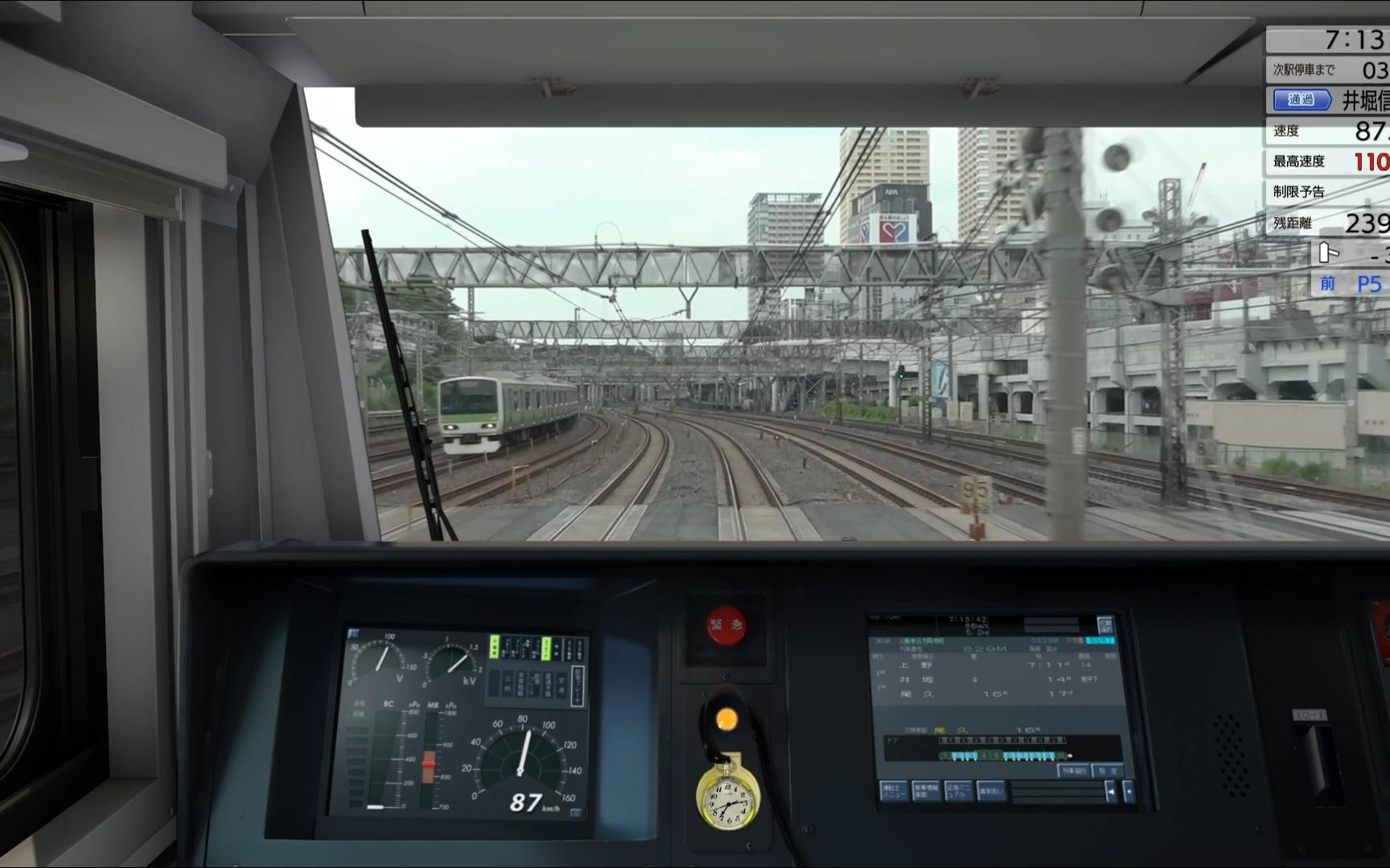 【模拟火车驾驶】【JR East Train Simulator】高崎线(东北本线) 上野大宫模拟火车第一视角