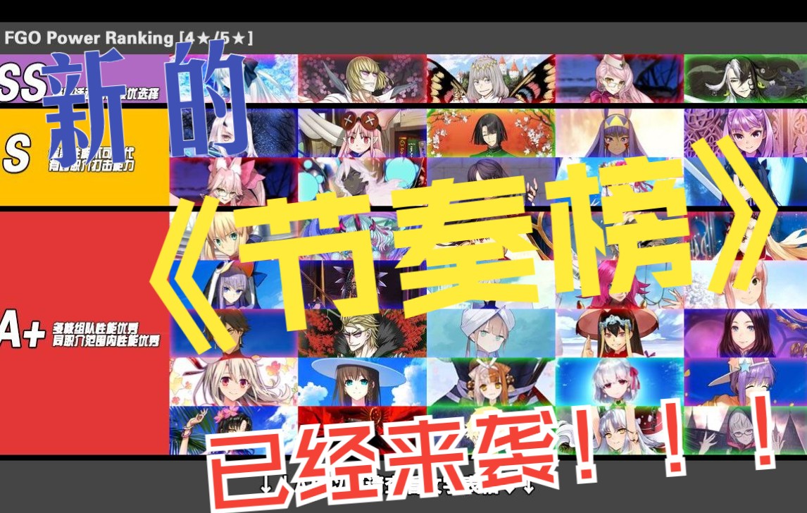 FGO《苦云日久》多名日服大佬协力制作全新的“节奏榜”?手机游戏热门视频