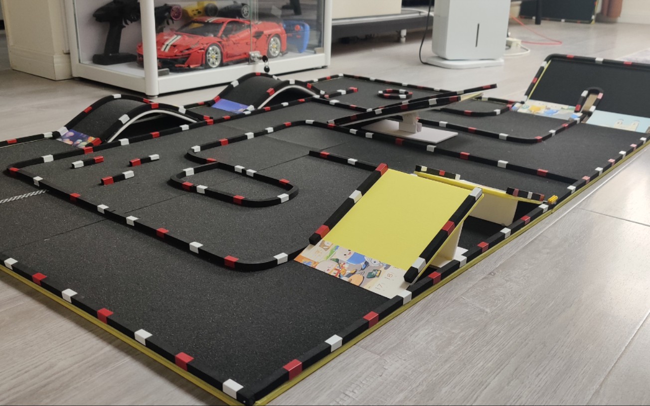 自制1:76比例赛道 turbo racing 遥控车