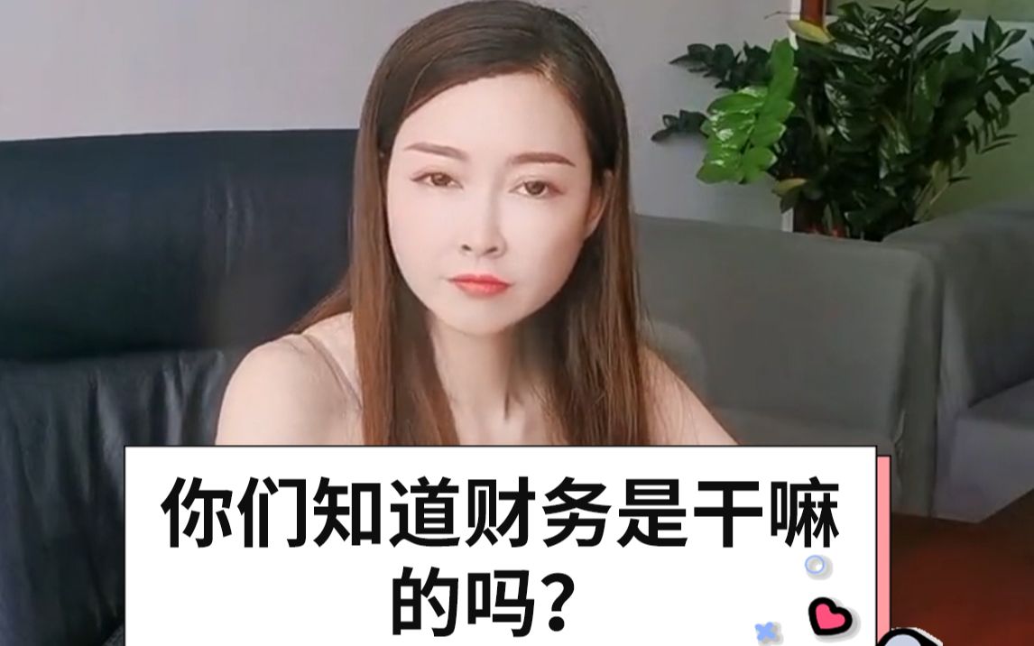 你们知道财务是干嘛的吗?哔哩哔哩bilibili