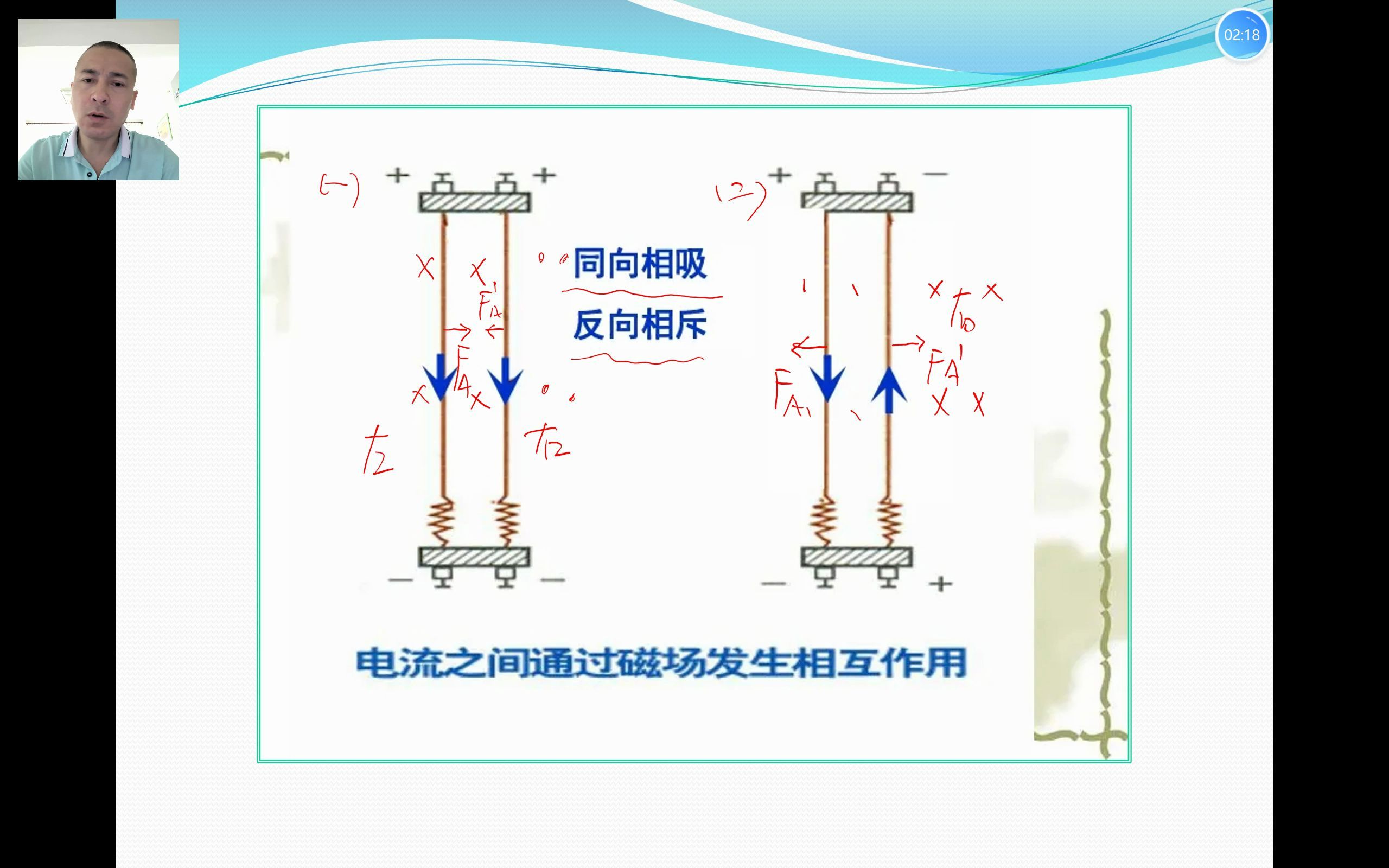 安培力之同向相吸异向相斥哔哩哔哩bilibili