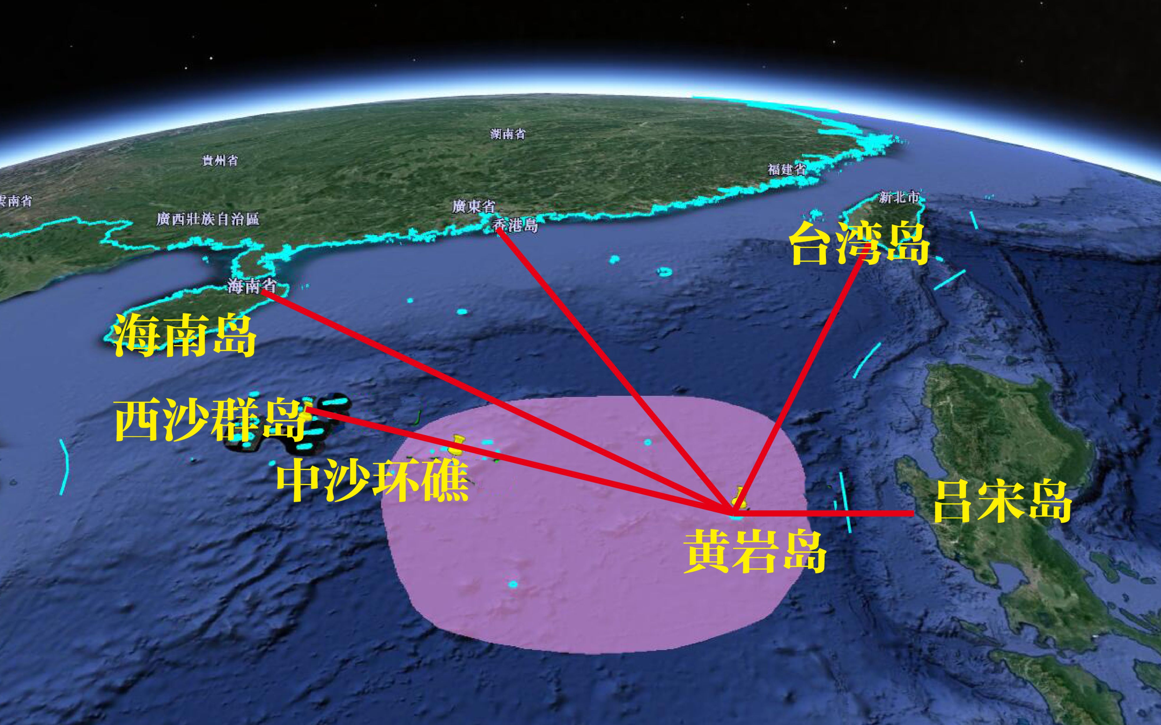 中沙群岛黄岩岛,最可能成为南海超级大岛,看看位置到底有多重要?