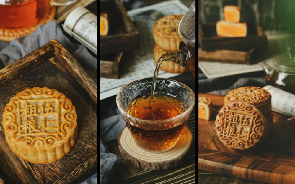 中式月饼04摄影|中秋读月 读不尽的思念(附布景)