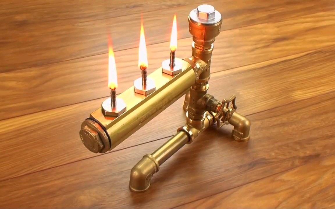 diy蒸汽朋克酒精灯_哔哩哔哩 (゜-゜)つロ 干杯~-bilibili