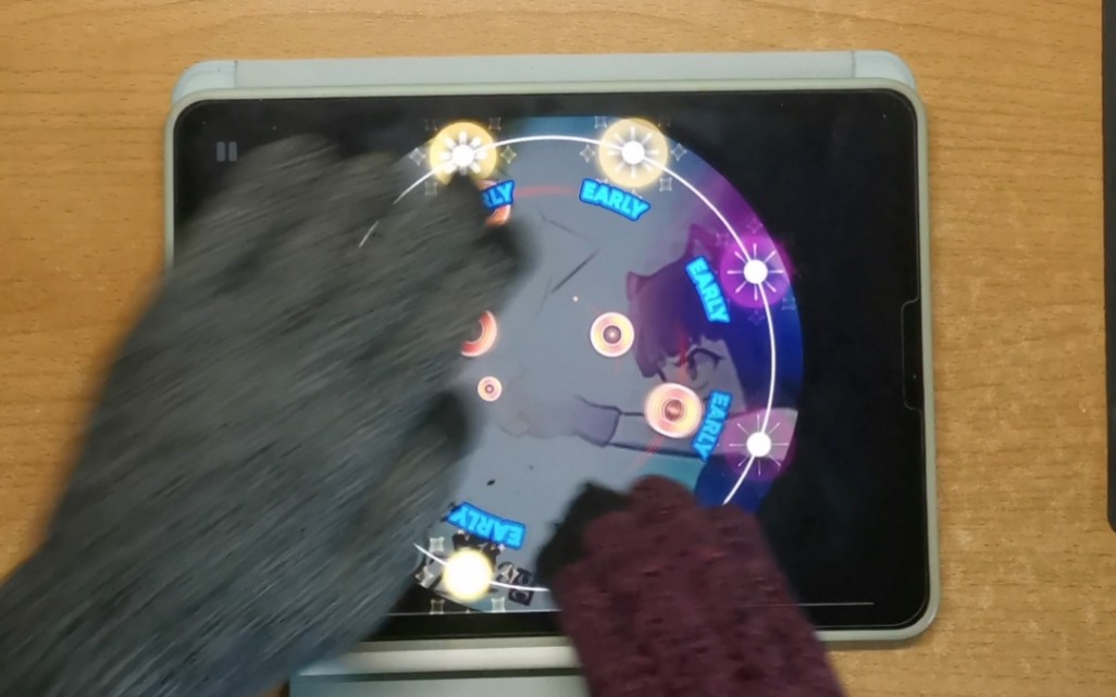 【maimai】用街机的手势打移动端白茄