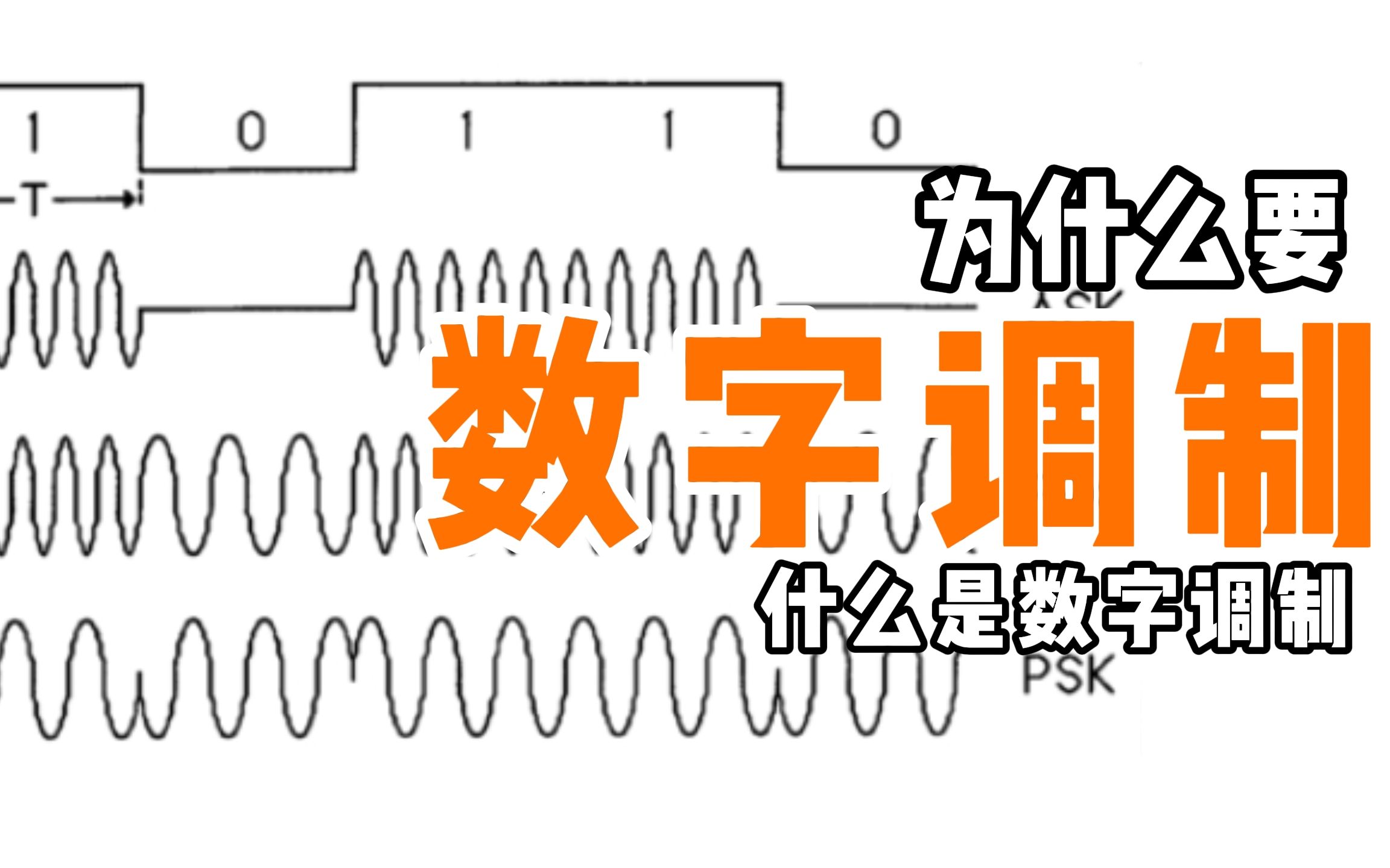 什么是数字调制?为什么只有数字调制被广泛应用?哔哩哔哩bilibili