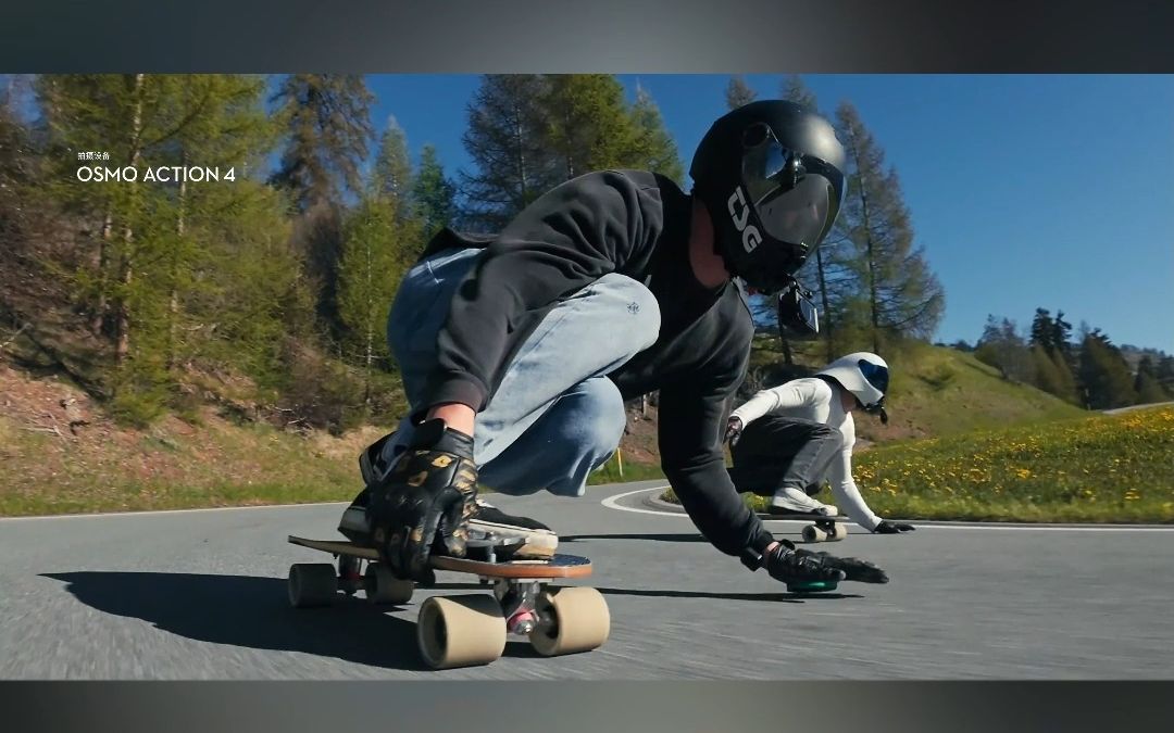 action4 运动相机,开启地平线增温模式,就可以在运动时拍出水平画面.