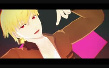 【Fate/MMD】吉尔伽美什 Pink Cat【背景配布】哔哩哔哩bilibili