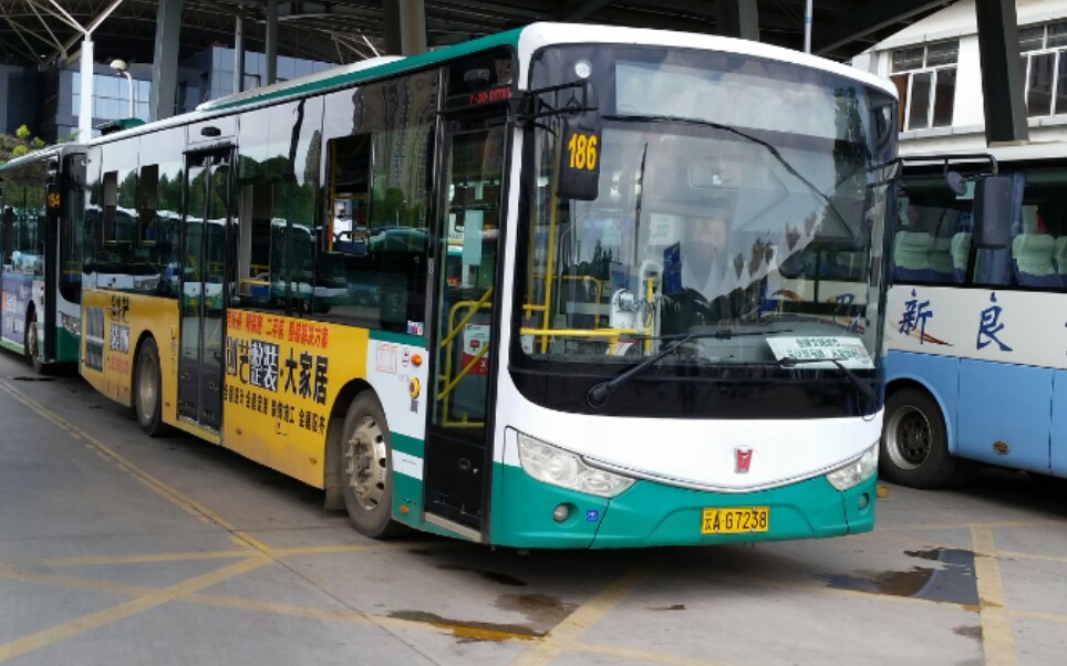 【晴天运转】昆明公交云海kk6102g03phev行驶视频[一代经典]昆明公交