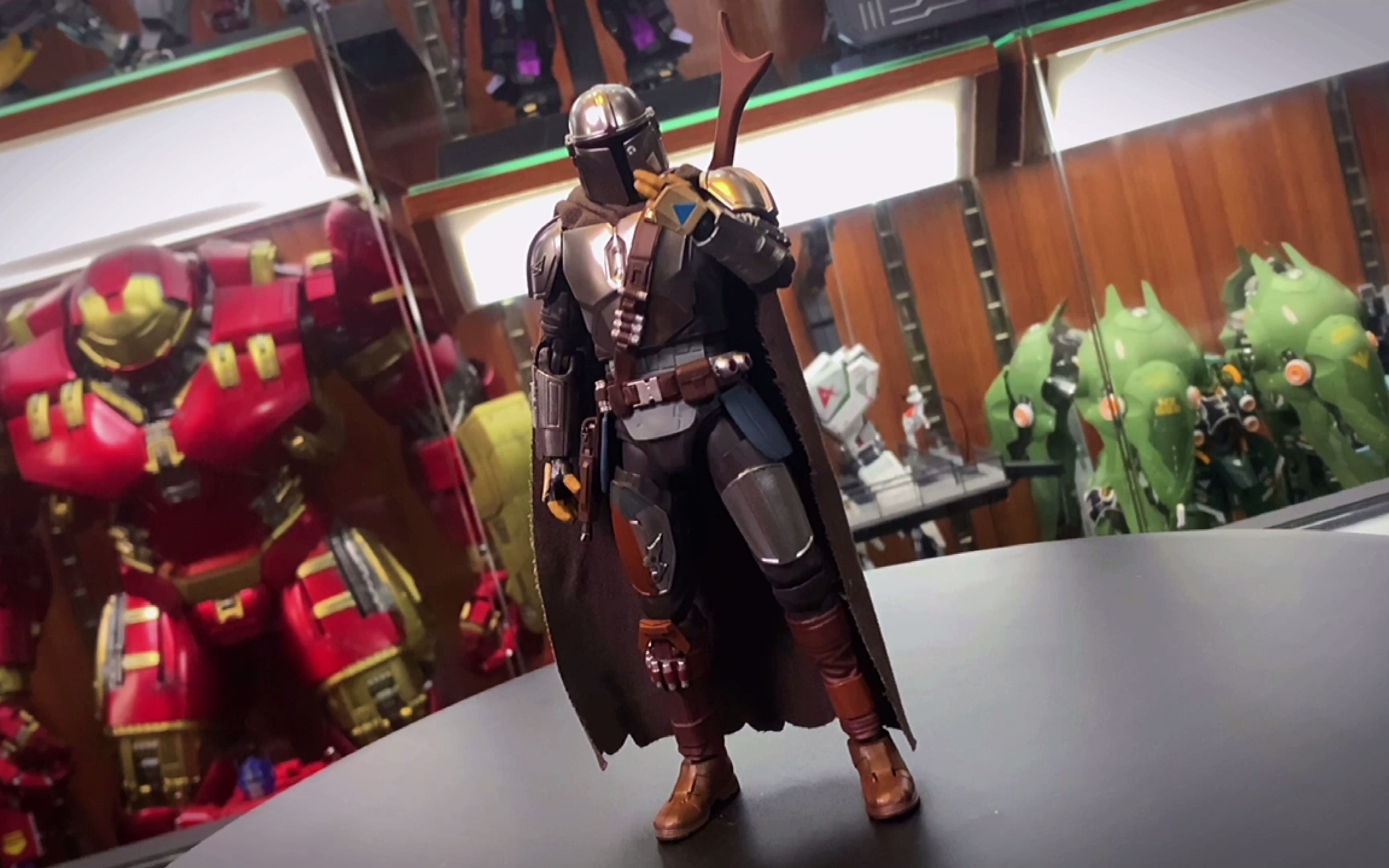 万代shf曼达洛人20贝斯卡盔甲开箱测评此乃正道thisisthewany