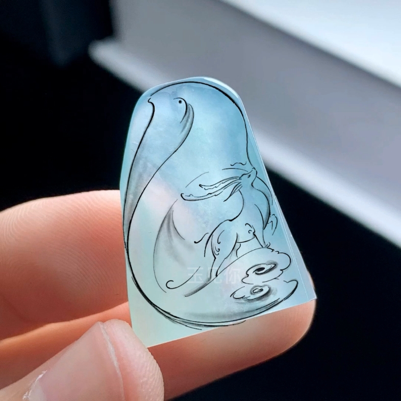 林中小鹿,新的一年可以一"鹿"有你 #奔赴2023 #玉雕设计