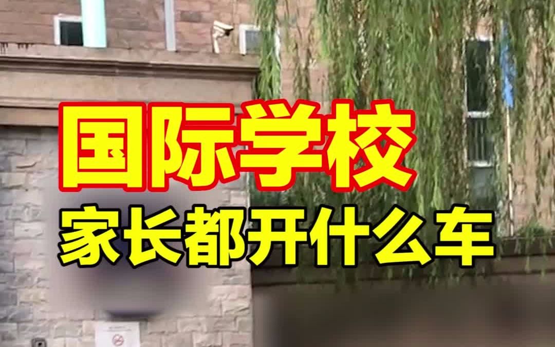 国际学校的家长都开什么车?哔哩哔哩bilibili