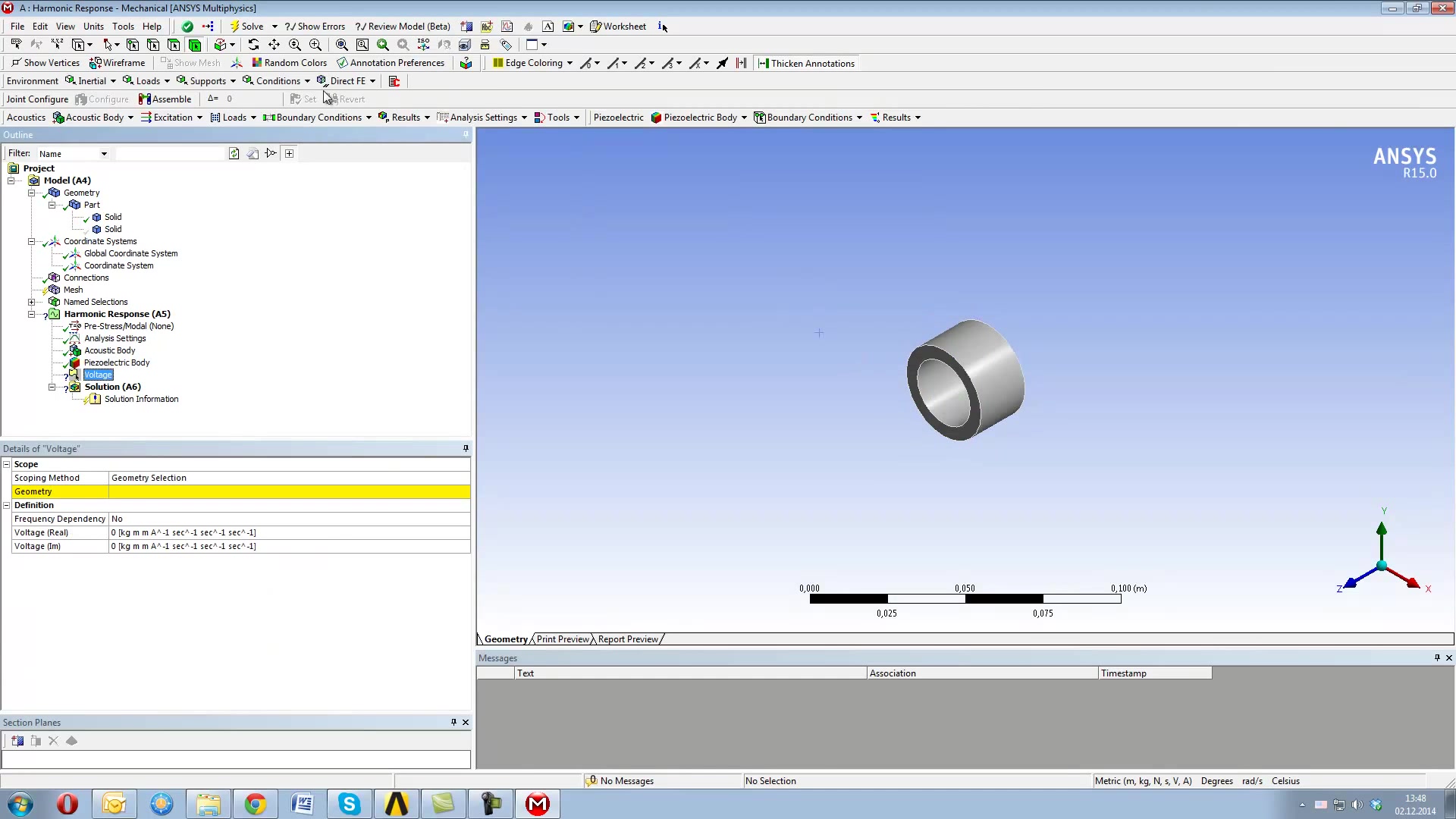 Ansys ACT Piezoelectric + Acoustics哔哩哔哩bilibili