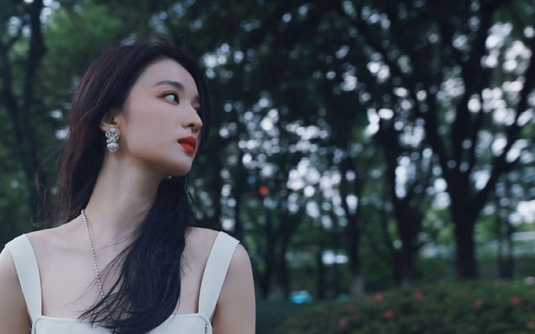 【王楚然|20220603】兰蔻白色礼服